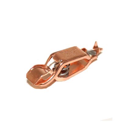BU-27CGW - Wide Jaw Solid Copper Clip for Geophones, 12 AWG Capacity (Pack of 53)