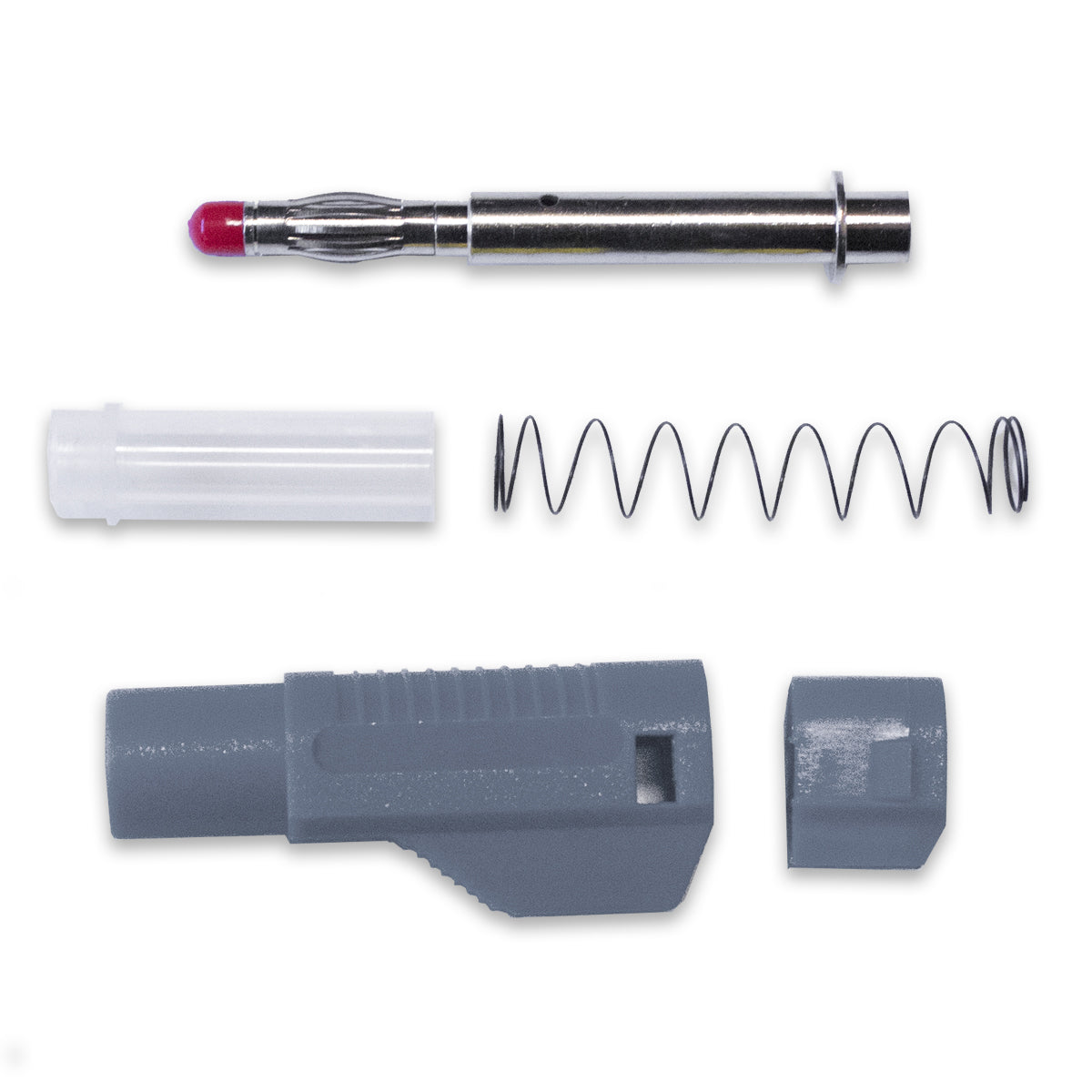 BU-32614-8 - Stackable 4mm Retractable Banana Plug, 20A Capacity (Pack of 19)