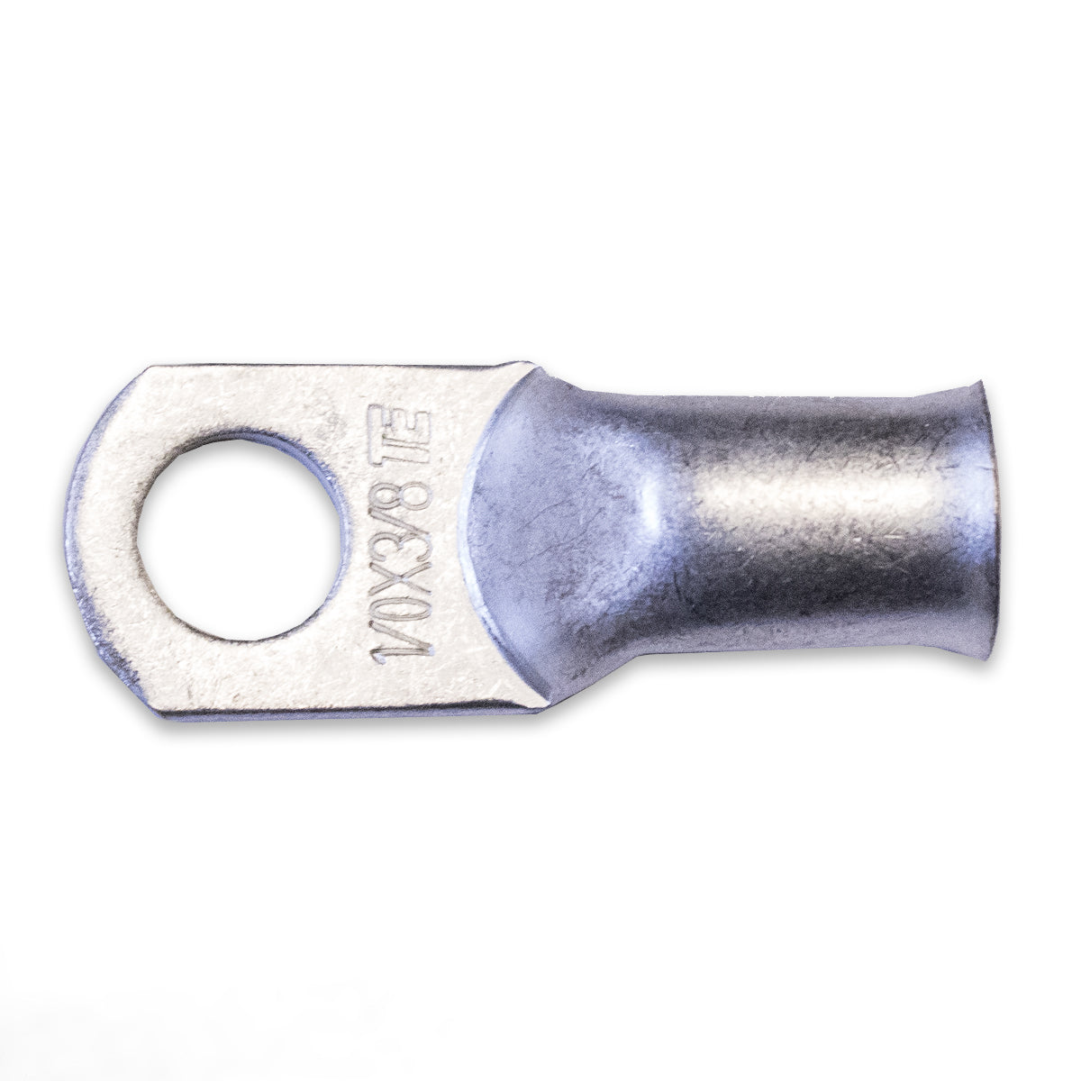 BU-L0-375TIN - 1/0 AWG Tin Plated Copper Cable Lug, 3/8" Stud (Pack of 57)