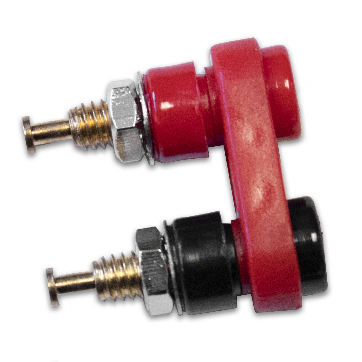 BU-P2143-2 - Dual Miniature Banana Jack for 3mm Plugs, Panel Mountable (Pack of 25)