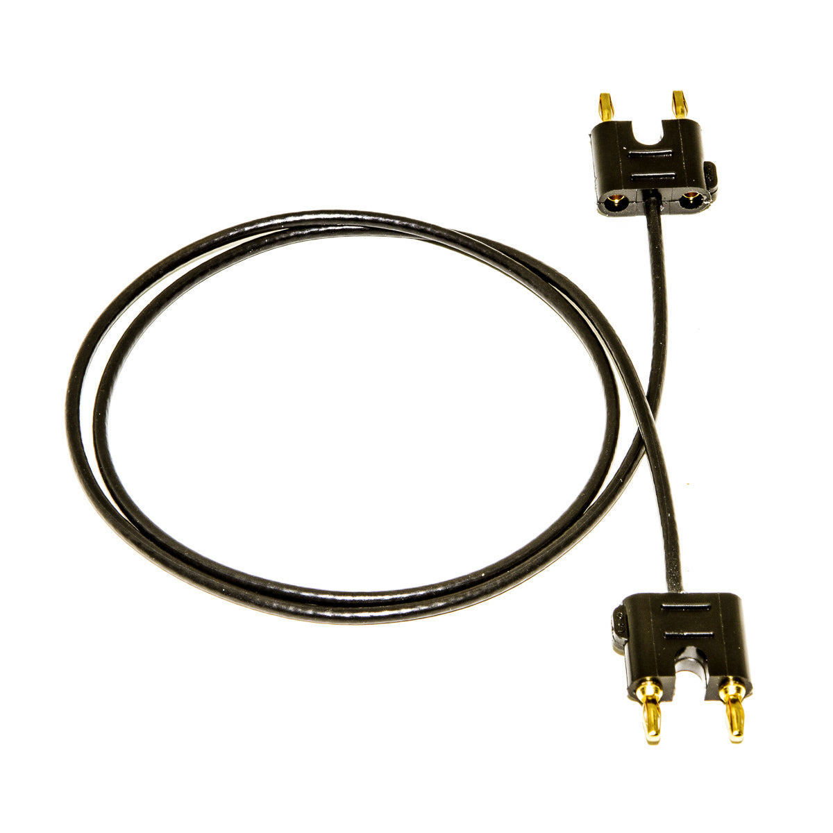 BU-P2247-K-24 - Dual Stackable 3mm Banana Plug Test Lead, RG-174 Coax 24" (Pack of 7)