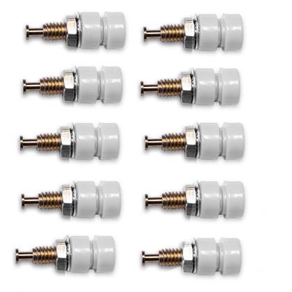 BU-P3542-9 - 10-Pack Insulated Pin Tip Jacks for 0.080" Plugs (Pack of 4)