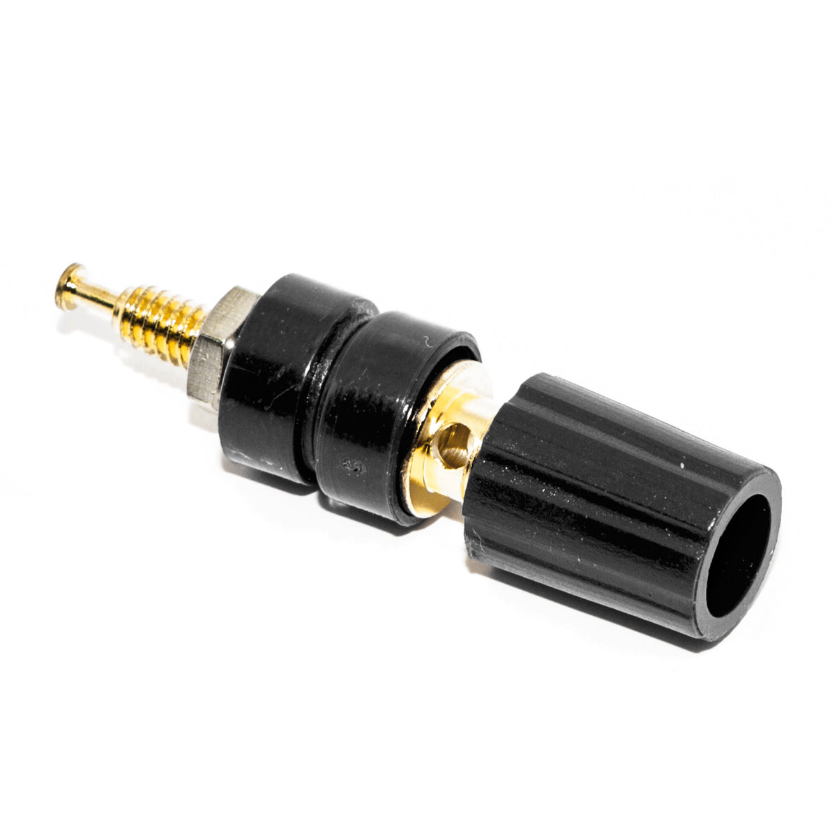 BU-P3770-0 - Gold-Plated Tellurium Binding Post for 0.070" to 0.25" Panels (Pack of 13)