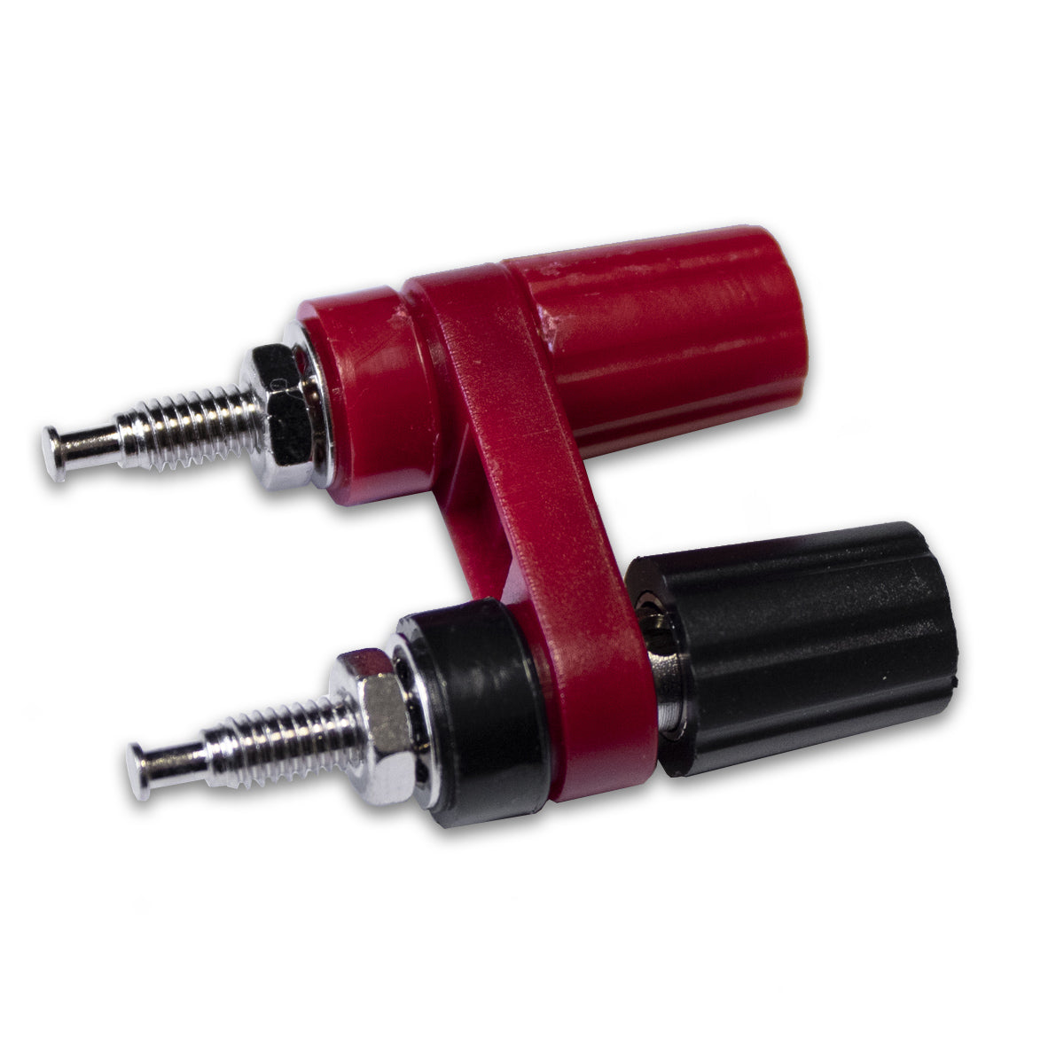 BU-P4243-2 - Brass Double Binding Post for 4mm Banana Plugs and 7mm Spades (Pack of 16)