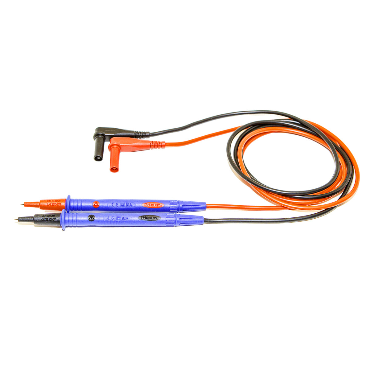 BU-P5519A - 10A 18 AWG Test Probe Set with Right Angle Plug (Pack of 7)