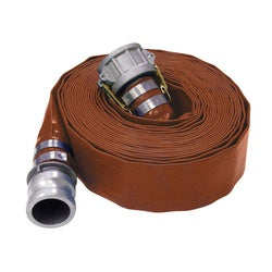 BRLAY-200-CASS - 2 in x 50 ft PVC Water Discharge Hose Assembly with Aluminum Camlock Connection