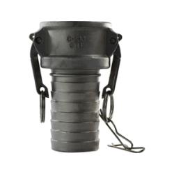 CGC-125-SS1 - 1-1/4 in Type C Cam and Groove Coupler with 1-1/4 in Hose Shank - 316 Stainless Steel