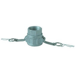 CGD-400-A1S - 4 in Type D x 4 in FNPT Aluminum Cam and Groove Coupler with Stainless Steel Handle