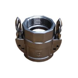CGDSL-600-SS1 - 6 in Type D to 6 in Female Pipe Thread Crimplok Coupler, 316 SS