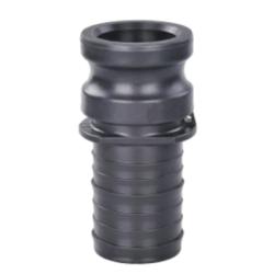 CGE-100-PP - 1 in Type E x 1 in Hose Shank Polypropylene Cam and Groove Adapter