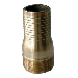 CNT-250-B - 2-1/2 in Hose Barbed x 2-1/2 in MPT Brass Combination Nipple