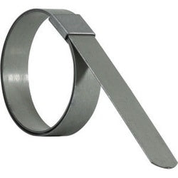 F10 - 2-1/2 in Galvanized Steel Heavy-Duty Preformed Clamp