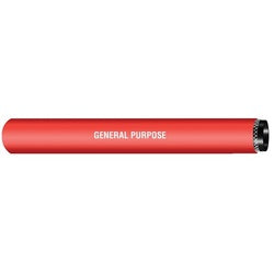 GP-075-250 - 3/4 in x 300 ft Red Rubber General Purpose Hose, Reinforced, 250 psi