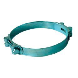 M10DC-175 - 175-187 mm Steel Double Bolt Clamp, 6.89 in Min Diameter, Max 7.36 in, 10 mm Bolts