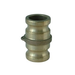 SA-300-B - 3-in Male x 3-in Male Brass Cam and Groove Spool Adapter