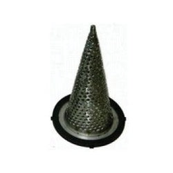 SCR-300-SS304 - 3 in Female Pipe Connection Round Cone Hole Strainer, 304 Stainless Steel