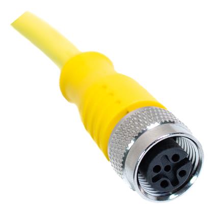 C5C03M005 - 5M M12 Cordset, 5-Position Female Connector, TPE Insulated (Pack of 5)