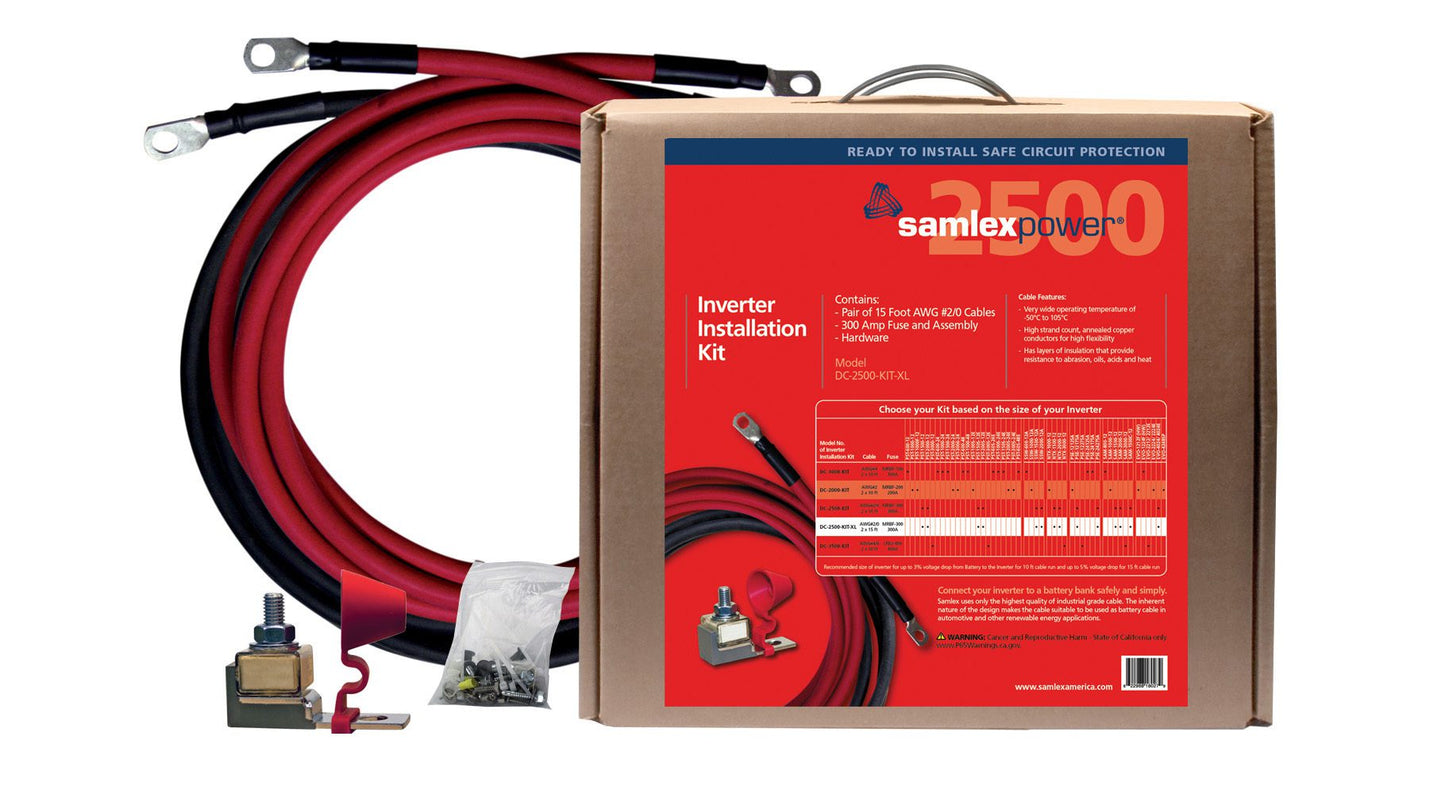 DC-2500-KIT-XL Inverter Installation Kit