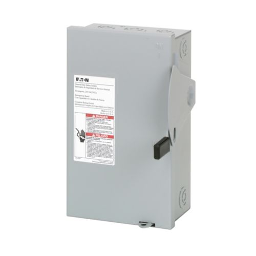 30A 240VAC 250VDC 2 Pole Fusible General Duty Safety Switch DG221NGB