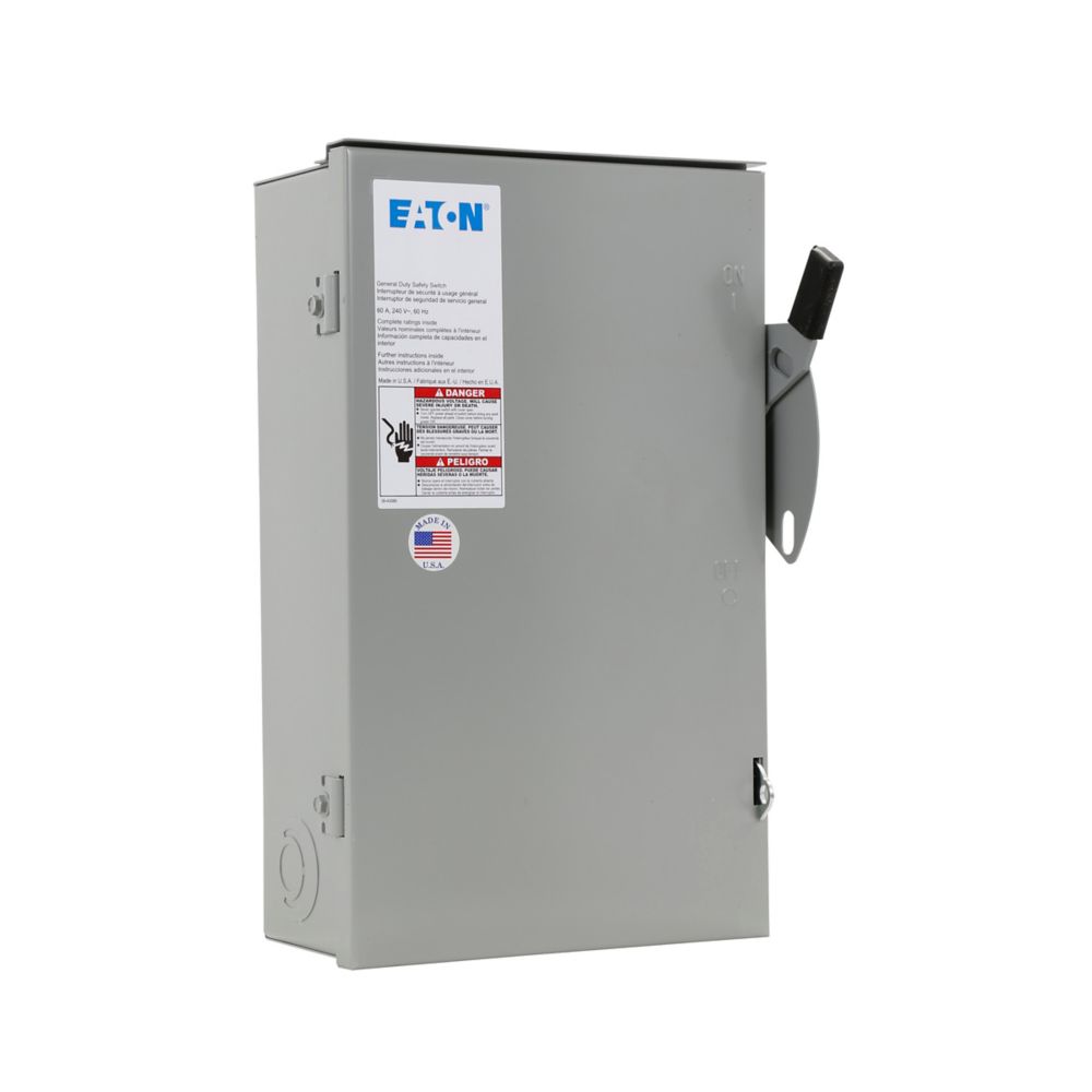 60A 240VAC 10HP General Duty Safety Switch DG222URB