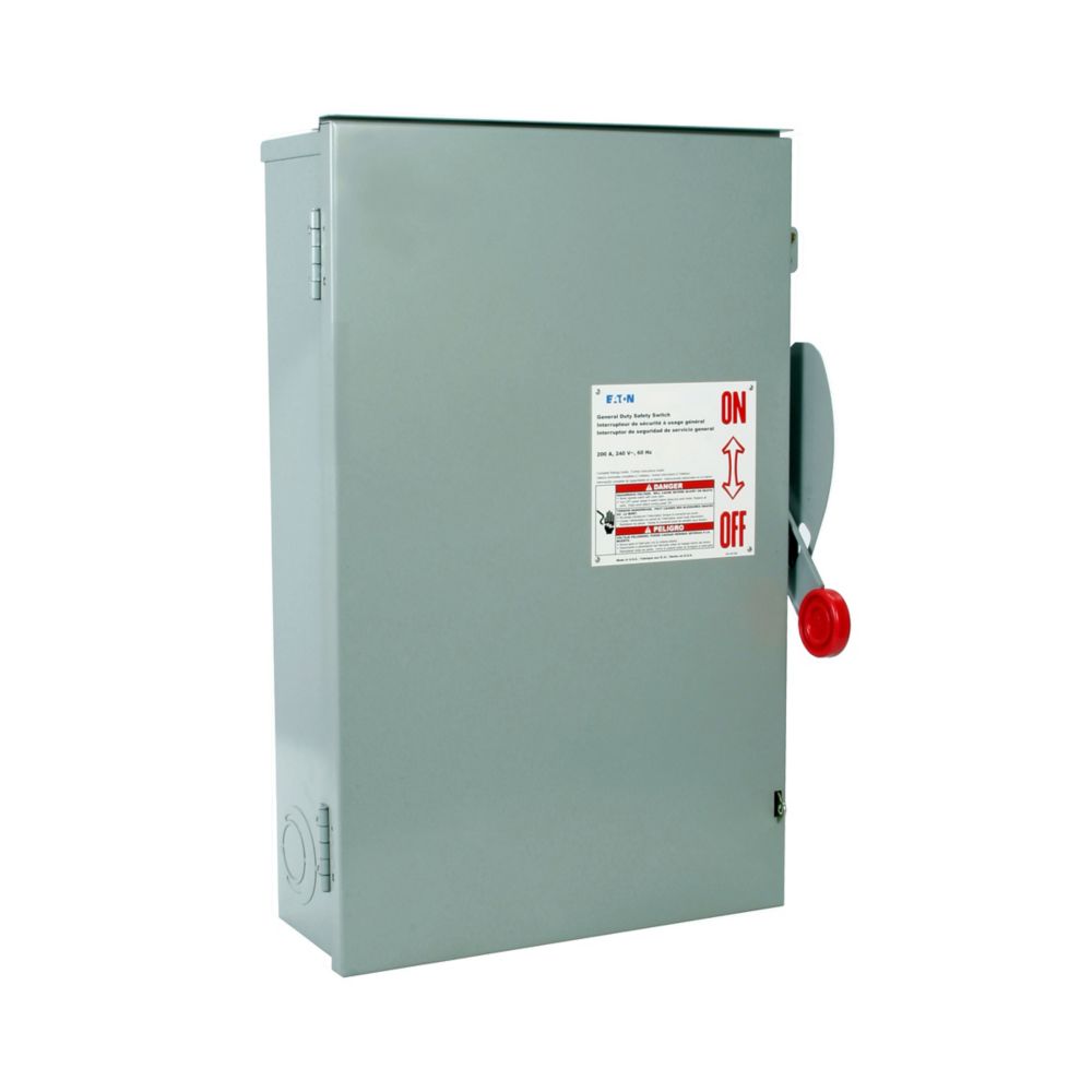 200A 240VAC 3 Phase General Duty Safety Switch DG324NRK