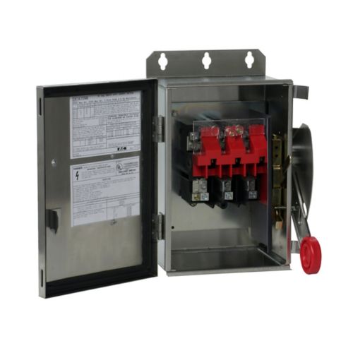 60A 250VDC 600VAC 3 Pole Heavy Duty Safety Switch DH362UWK