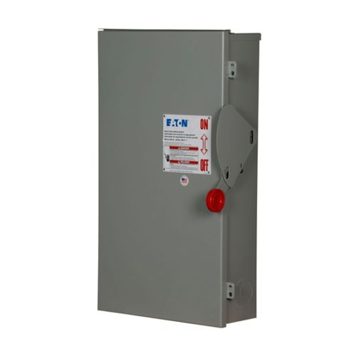 200A 600VAC 250VDC 200KAIC 4 Wire Surface Heavy Duty Safety Switch DH364NRK
