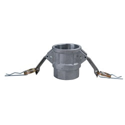 E-CGD-125-A1 - 1-1/4-in Female Coupler x 1-1/4-in Female NPT Economy Series Type D Cam and Groove Coupler