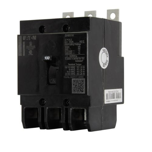 90A Three Pole 480Y-277V Molded Case Circuit Breaker GHB3090