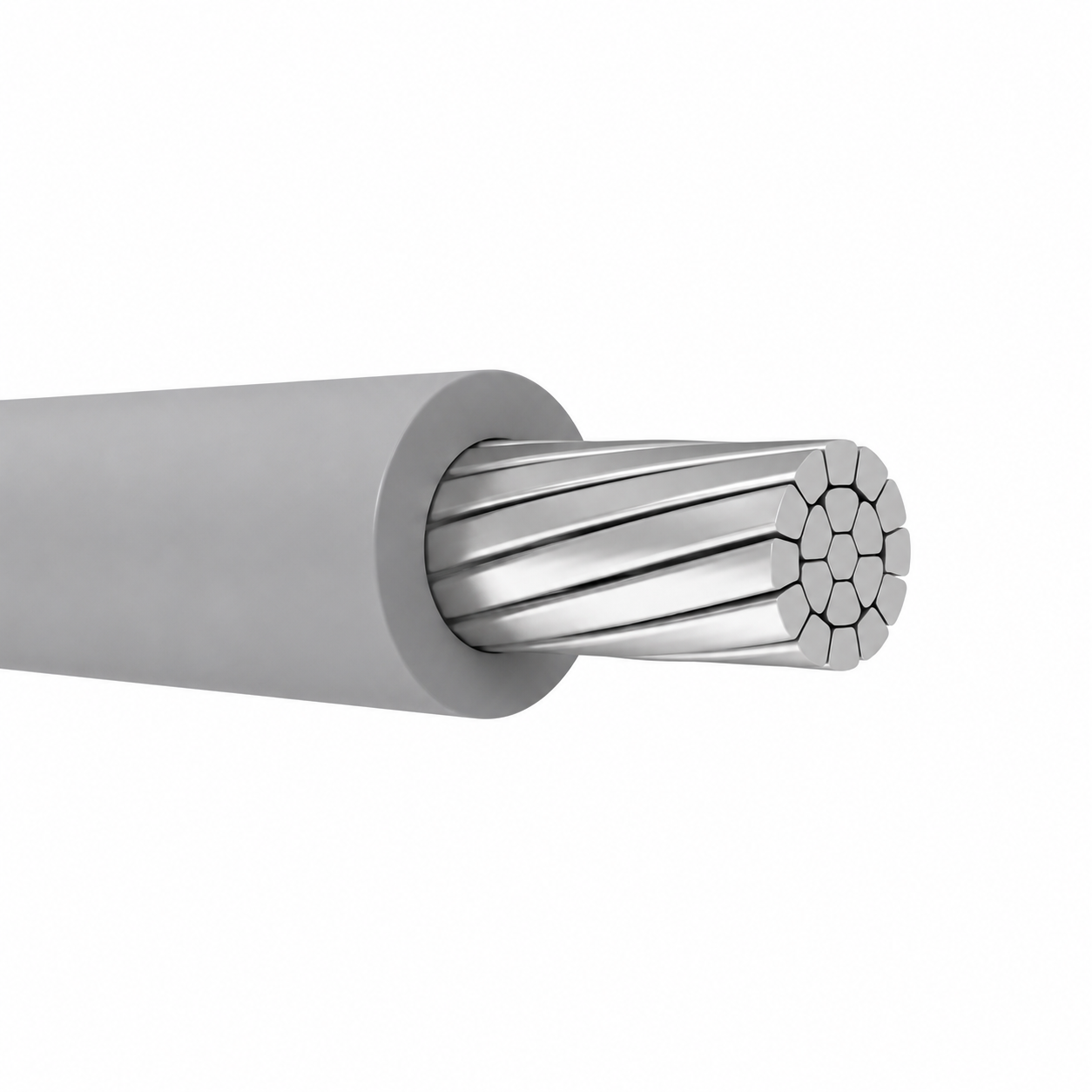 250' 1 AWG THHN/THWN-2 Aluminum Building Wire PVC Insulation Nylon Jacket 600V