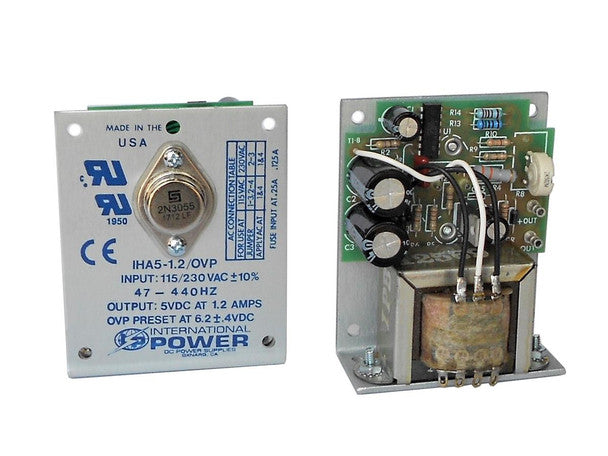 IHA5-1.2/OVP Linear Power Supplies +5V 1.2A PWR SPLY Made in the USA