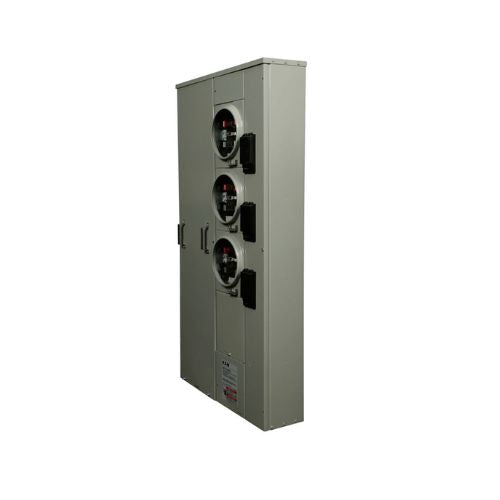 125A 120/240VAC 3-Gang Meter Pack 1MP3124RRL