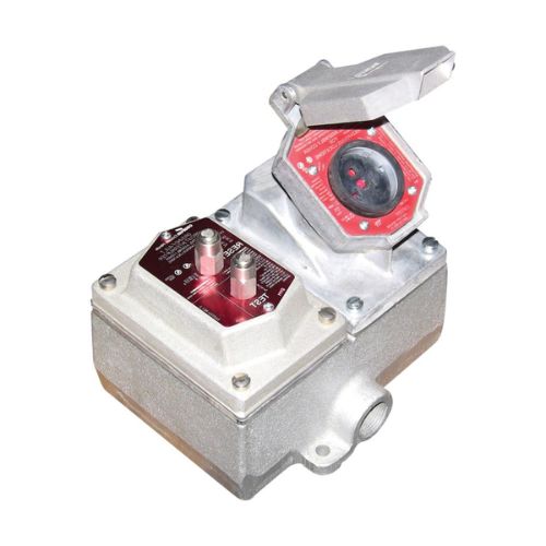 2 Gang Dead End Feed Through Explosionproof Receptacle Assembly ENRC22151 GFI