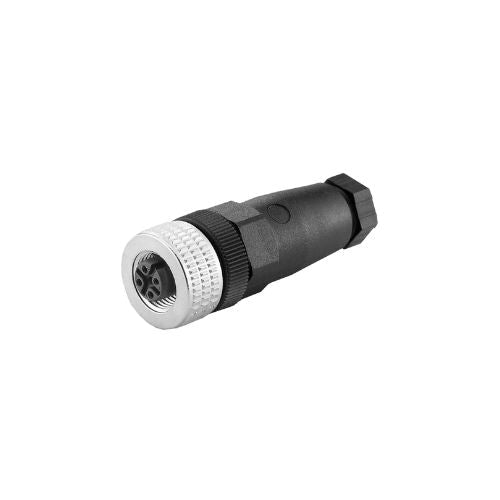 Single Key 5 Pole Micro Field Connector with External Thread DF5D2
