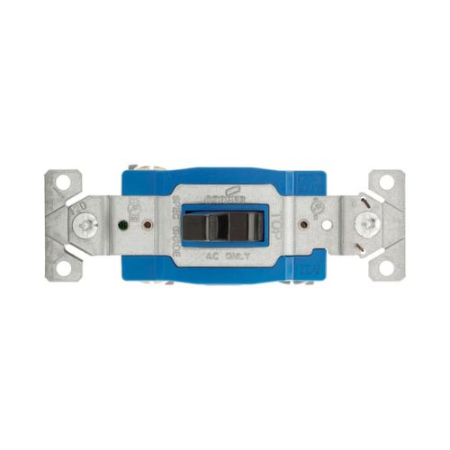 Three Pole Four Wire Modular Toggle Switch Black EZ1203BK