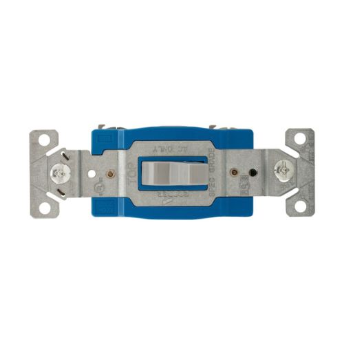 Three Pole Four Wire Modular Toggle Switch Gray EZ1203GY