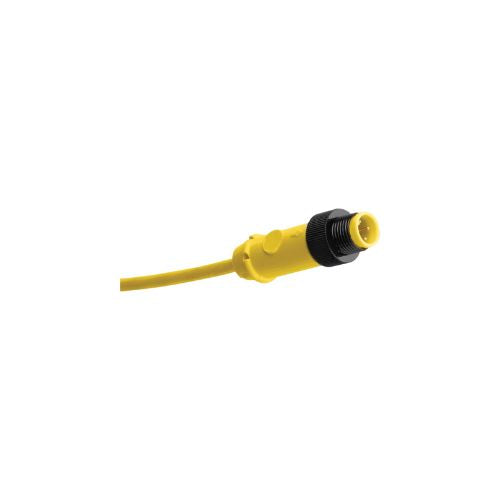 18 AWG Micro Mini Four Pole Cordset Zinc Passive Single Key DM4T3ME006M