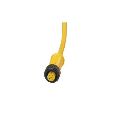 Zinc Four Pole Internal Thread Single Key Straight Plug DM4C2ME100M