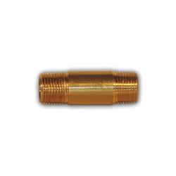 LF113-824 - 1/2 in MPT x 1/2 in MPT Lead-Free Brass Long Nipple, 1-1/2 in Length