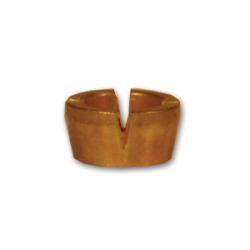 280X2 - Brass 1/8 in Precision Grip Collect Split Sleeve for Tubing, 150 psi Pressure Rating