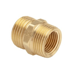 79GHT - 3/4-in Male Garden Hose to 3/4-in Male NPTF Brass Rigid Adapter, 1.31 in Length