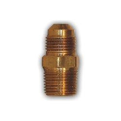 LF48-48 - 1/4 in Male Flared x 1/2 in MIP Lead-Free Brass Half Union Adapter