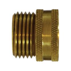 30000 - 3/4-in MGH to 3/4-in FGH Brass Straight Swivel Adapter