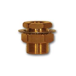 207ACBH-2LN - 1/8 inch FPT Brass Locknut for 207ACBH-2 Bulkhead Coupling