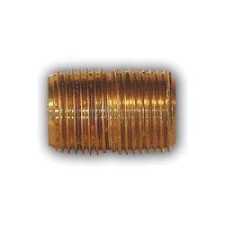 LF112-12 - 3/4 in MPT x 3/4 in MPT Lead-Free Brass Close Nipple, 1.31 in Length