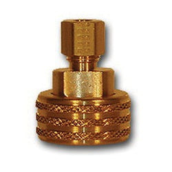 LF125GH - 3/8 in Compression x 3/4 in FGHT Swivel Elbow Fitting, Lead-Free Brass