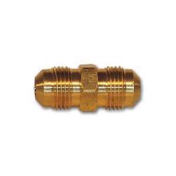 LF242X4 - 1/4 in 45° Male Flared Union Brass Fitting for Tubing Connections
