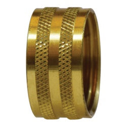 07039-12 - Brass Hex Pipe Nut, 3/4 in NPSM Connection for Garden Hoses