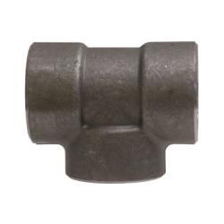 100261 - 4 in FPT x 4 in FPT x 4 in FPT Forged Steel Pipe Tee, Max Pressure 2000 lb