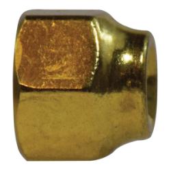 10051 - Brass Hex Forged Reducing Nut 5/16 x 1/4-in Female Flared, 0.66 in Length, 3/4 in Hex Size